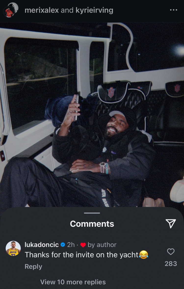 欧文晒其游艇出游照！077现身评论区：感谢你的邀请😂