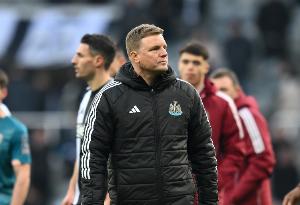 纽卡助教：错过比赛对埃迪-豪来说一定很难受，希望他尽快回来